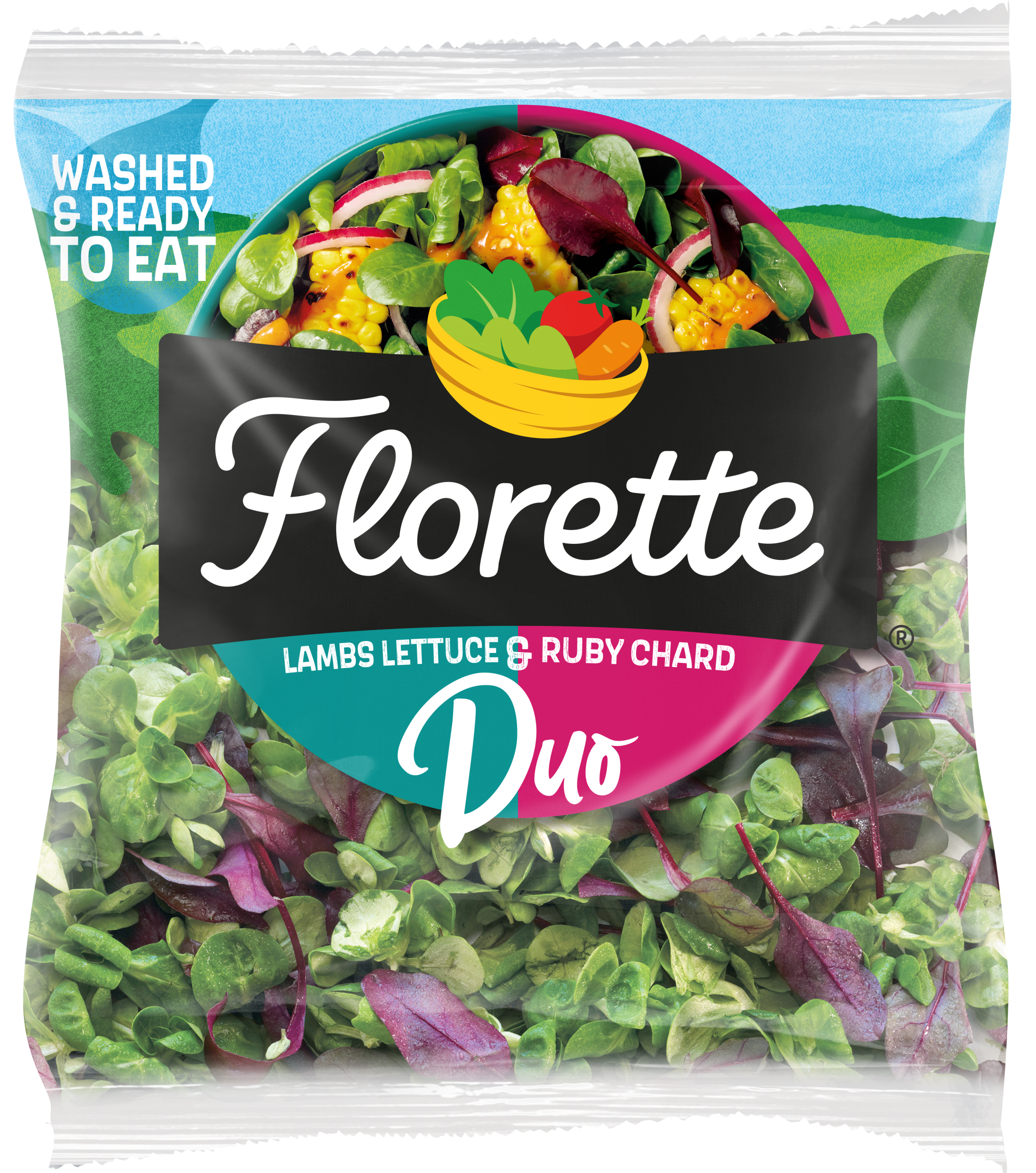 Duo Lamb’s Lettuce & Ruby Chard