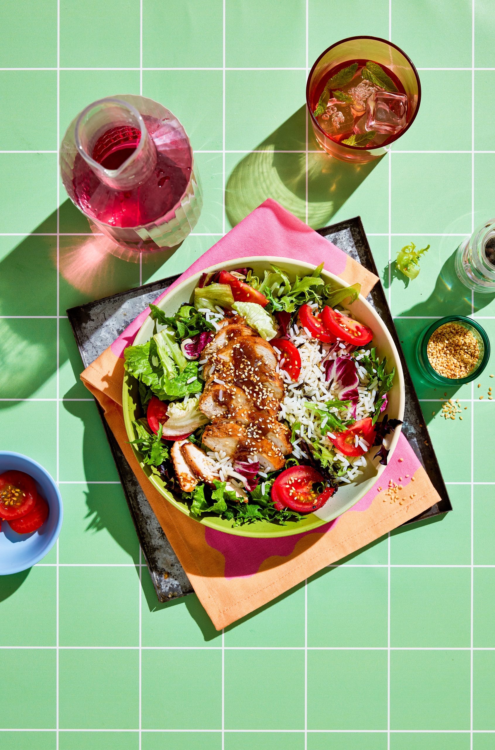 Miso & Lemon Glazed Sesame Chicken | Florette Salad | Crafted by Nature, Perfected by Florette