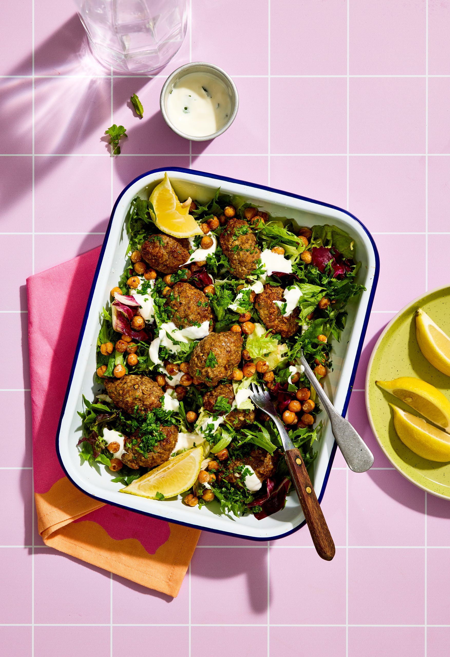 Spiced Koftas with Honey & Chickpeas | Florette Salad | Crafted by Nature, Perfected by Florette