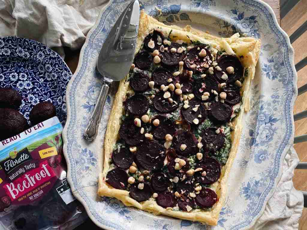 Spinach & Beetroot Tart