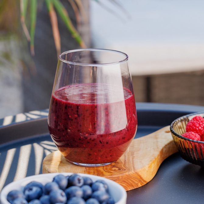 Blueberry, Raspberry & Date Smoothie | Florette Salad | Crafted by Nature, Perfected by Florette