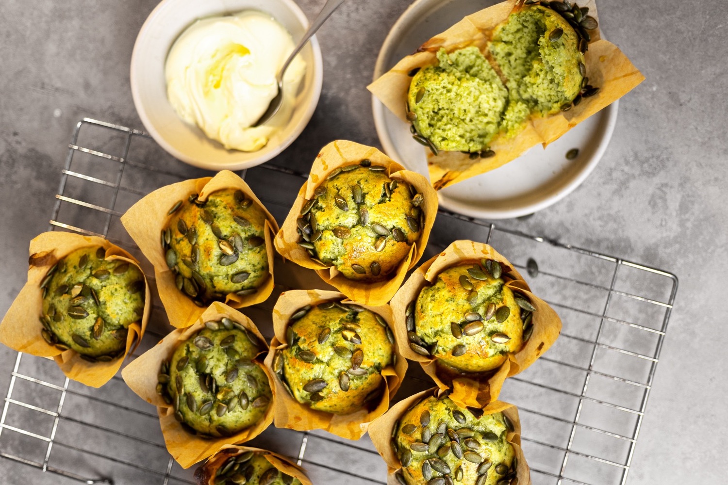 Baby Leaf Trio, Honey & Pumpkin Seed Muffins | Florette Salad | Make it unFloretteable