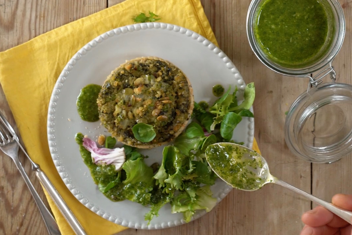 Bright Green Herb Salad Dressing Florette Salad Make it unFloretteable
