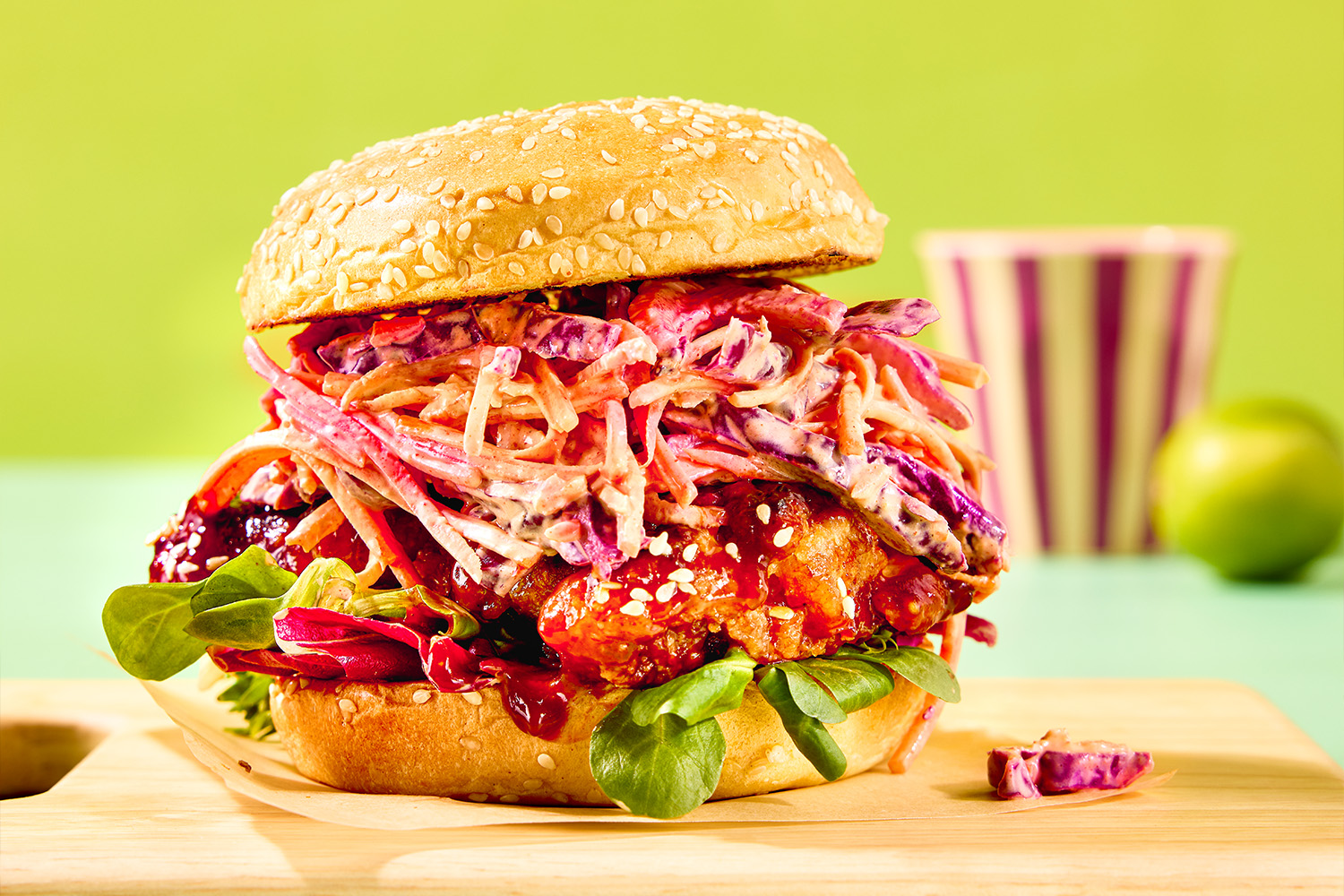 Korean Fried Chicken Burgers | Florette Salad | Make it unFloretteable