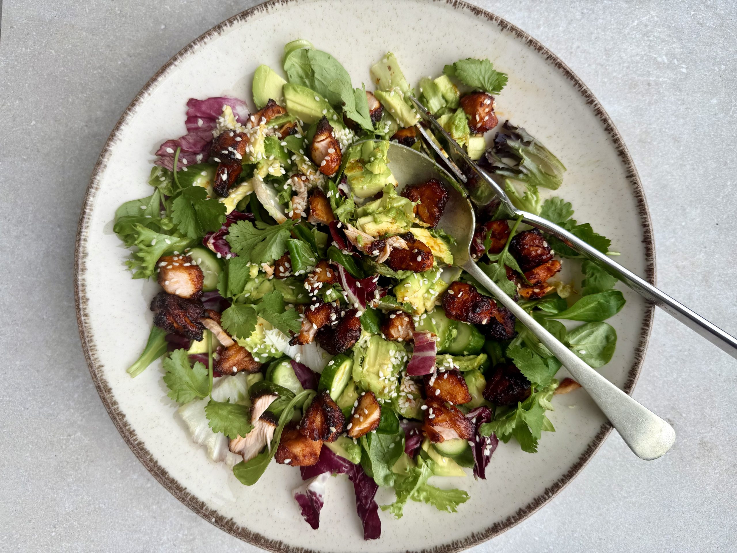 Skin loving, Honey-Glazed Salmon Bites | Florette Salad | Make it unFloretteable