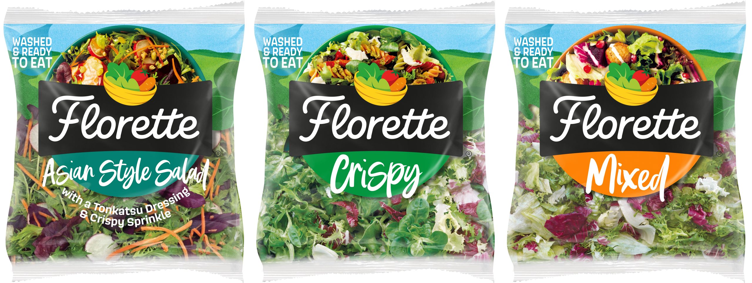 Florette announces biggest brand refresh to date alongside NEW Asian Salad NPD